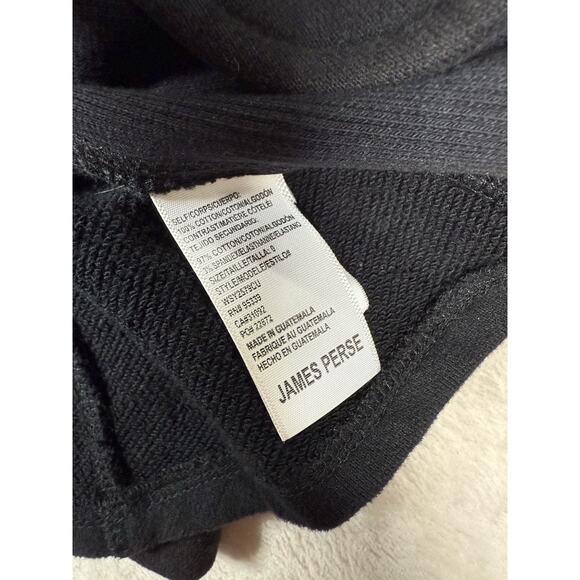 Standard James Perse Cotton Knit Black Blazer Jacket Women's Size 0 XS - Picture 6 of 6